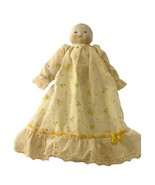 Vintage Bye Lo Baby Doll Reproduction &#39;79 Bisque Head Hands Feet Cloth B... - £25.64 GBP
