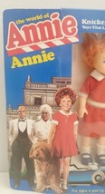 Vintage 1982 Knickerbocker THE WORLD OF ANNIE 6&quot; Little Orphan Doll, Damaged Box - £10.25 GBP