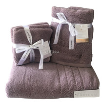 Felpinter 7pc Made In Portugal Lilac Bath Hand Washcloth Towel Set 100% ... - £93.90 GBP