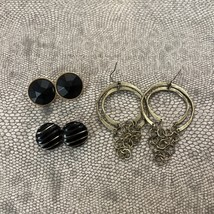 Black &amp; Gold Earring Bundle 3 Sets  - $11.30