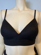 Victoria&#39;s Secret Pink Wear Everywhere Wireless Lightly Lined Bra Black 32 D NWT - £11.41 GBP