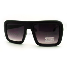 Oversized Square Sunglasses Flat Top Thick Nerdy Hipster Frame - $10.77 CAD+