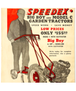 1949 Speedex Garden Tractor Big Boy Advertisement Agriculture Machinery ... - $459.19 MXN