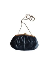 VINTAGE JUDITH LEIBER BLACK CABOCHON JEWELED BAG CLUTCH PURSE  - $180.37 CAD