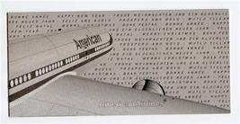 American Airlines 2000 Silver Christmas &amp; New Years Card in French  - £17.30 GBP