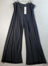 Beyond This Plane Yoga Pants Womens Size 4XL Black Flat Front Elastic Waist - £16.53 GBP