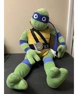 TMNT Leonardo Pillow Buddy Plush Mutant Mayhem Blue 2023 Giant Ninja Tur... - $33.89 CAD
