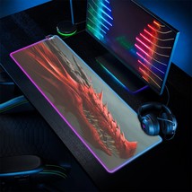 Red Dragon Transparent Type  LED Gaming Mouse Pad - 3MM - £18.01 GBP