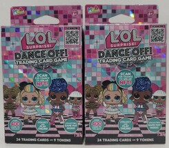 Lot Of 2 LOL Surprise Kids Dance Off Cards Game Gift Set Ages 4 5 6+ - $364.70 MXN