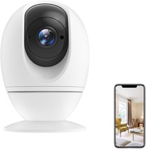 APP 2MP Home IP Camera 1080P WiFi Pan Tilt Zoom Automatic Tracking Day Night Vis - £30.11 GBP