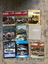 Lot Of Vtg Automotive Car Domestic Advertisement 70s 80s Brochures Sales Books - £25.69 GBP
