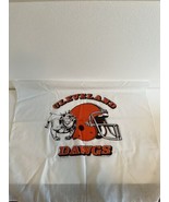 cleveland browns dawgs handkerchief 1987 united sport apparel 21” - $373.28 MXN