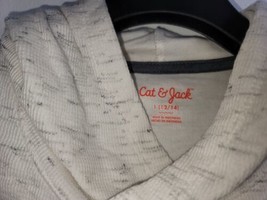 Cat & Jack - Boys Long Sleeve Hoodie Color-Cream Size-12/14 image 2
