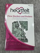 Heartfelt Creations Fleur Borders and Pockets Cutting Dies 6 Pc HCD1-778... - $17.81