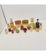 Vintage Small Avon Perfume Bottle Lot of 17, Many Types of Fragrances, LOOK - $54.40