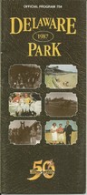 1987 - July 25th - Delaware Park program in MINT Condition - Delaware Handicap - £15.62 GBP