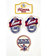 Unused Hamm&#39;s Point Busch Vintage Beer Patches Set of 4 - $10.40