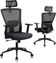 Ralex-Chair Office Chair Ergonomic Desk Chair Comfort Adjustable Height With - £124.18 GBP