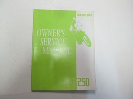 1991 Suzuki RMX250 Owners Service Manual P/N 99011-05D52-03A Factory OEM - $39.99