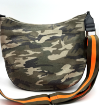 Quilted Koala Kanvas City Bag Green Camo Canvas Crossbody Orange Guitar ... - $27.38