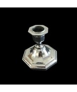 1 Vintage 3” Candlestick Candle Holder EP Zinc Silver Plated Made in Eng... - $14.60 CAD