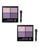 Pack of 2 Revlon ColorStay 24 HR Eyeshadow Quad Day To Night 530 Seductive - $238.23 MXN