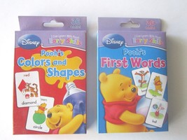 Disney Pooh&#39;s 2 Sets of Cards Early Skills First Words &amp; Colors &amp; Shapes... - £4.28 GBP