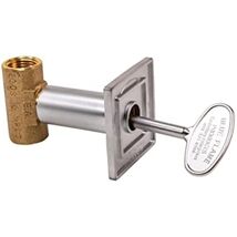 Blue Flame 1/2&quot; Multi-Turn Straight Valve KIT W/Square FLANGEAND 3&quot; Key-... - $48.40