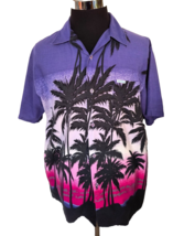 Windswept Island Casual Shirt Men&#39;s Size Large Multicolor Hawaiian Aloha... - £15.59 GBP