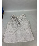 J. Crew Women’s 100% Silk Ruffled Tank Top - Size 8 - €12,79 EUR