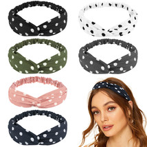 6pcs Hair Bands Stylish Elastic Hair Wrap Headbands Hair Accessories Women Girls - £15.97 GBP