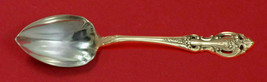 Grand Victorian by Wallace Sterling Silver Grapefruit Spoon Fluted Custom 5 3/4&quot; - £62.51 GBP