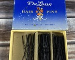 1940’s WW II Era DeLong Black BOBBY HAIR PINS Box Meant for Buns - $5.94