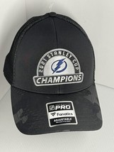 2021 Tampa Bay Lightning Fanatics Stanley Cup Champions Locker Snapback Cap Hat - £7.82 GBP