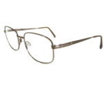 Charmant Eyeglasses Frames CH8177 BR Shiny Brown Gold Square Full Rim 58... - $46.59
