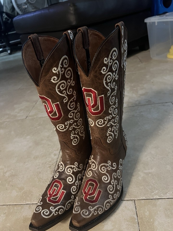 Vaccari  Western Boots Oklahoma Brown Leather Mid Calf Pull On  Size 10 - $491.01