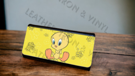 Women&#39;s Trifold Wallet - Tweety Yellow Design 3 - $24.95