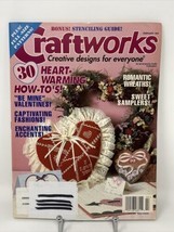 Craftworks Crafting Magazine February 1995 Valentines Patterns Booklet C... - $9.89