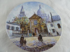 Limoges France Collector Plate Saint Pierre et le Sacre Coeur de Montmar... - $21.66