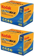 35Mm 24-Exposure Kodak Ultramax 400 Color Negative Film (Iso 400) 2 Pack (2 - £26.77 GBP