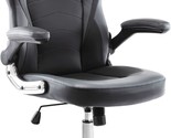 Pu Leather Computer Chair With Lumbar Support, Grey, By Zunmos Home Gaming - $137.94