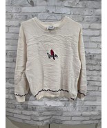VTG Northern Reflections Parkhurst Women M Red Cardinals Winter Sweater - $41.01 CAD