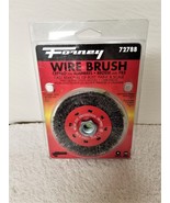 Forney 72788-  4" (100mm) Wire Wheel Brush with 5/8" (11) Nut Metal 15000 rpm