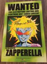 Signed Marvel Comics SLAM-GIRL Zapperella Nycc 2022 Poster 1st Appearance - £236.61 GBP