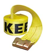 Keeper – 4” x 30’ Winch Strap with Flat Hook - 5,000 lbs. Working Load L... - $46.62 CAD