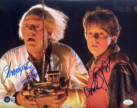 Michael J.Fox Chris Lloyd Signé 11x14 Arrière Pour The Future à Distance... - £418.51 GBP