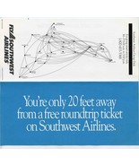 Southwest Airlines You&#39;re Only 20 Feet Away From Free Roundtrip Ticket B... - £14.81 GBP