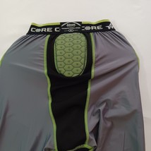 Alleson Athletic Core Men's Gray & Green Padded Football Integrated Shorts Sz XL image 9