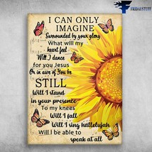 Sunflower Butterfly Music Sheet I Can Only Imagine Surrounded By Your Glory What - £12.67 GBP