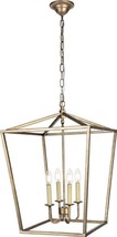 Chandelier MADDOX Transitional Vintage Silver Metal Wire Candelabra E12 40W - £352.05 GBP